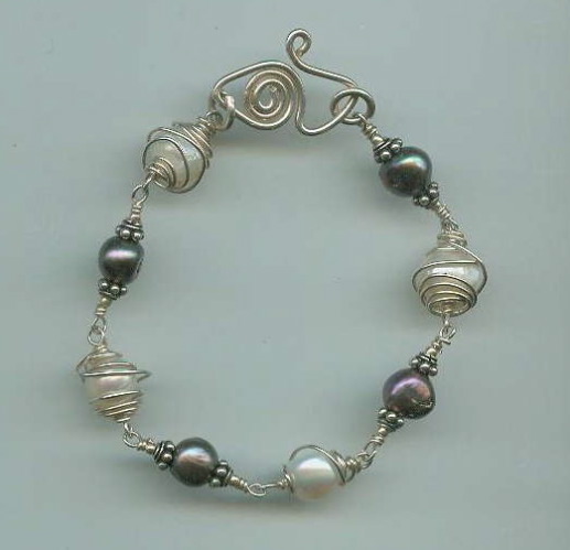 wrapped freshwater pearls