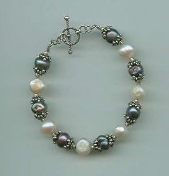 freshwater pearls and silver