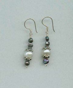 small and large freshwater pearls
