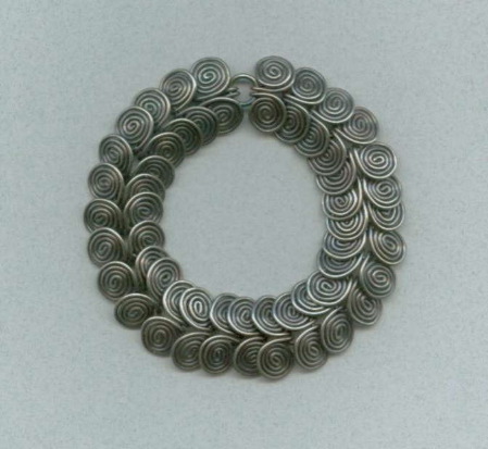 antiqued silver coils